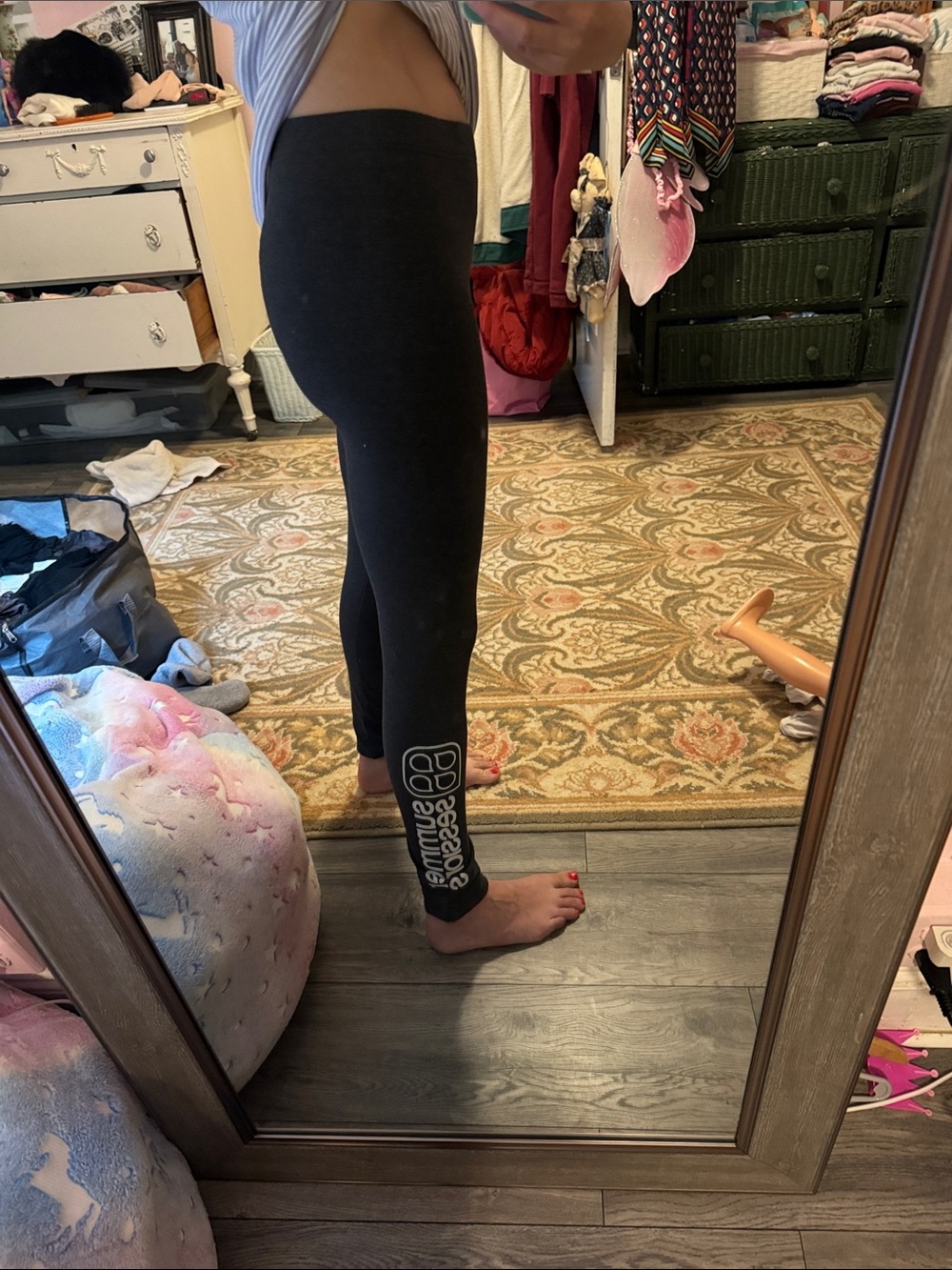 SUMMER SESSIONS Grey Leggings size Medium
